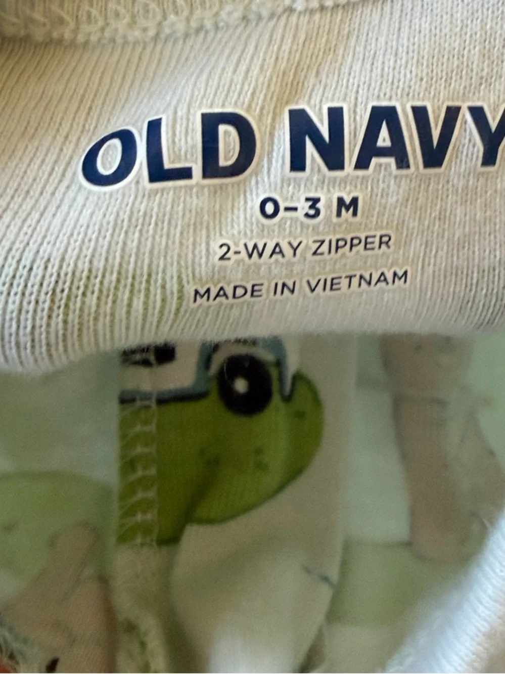 Old Navy Golf Two-Way Zipper Footie